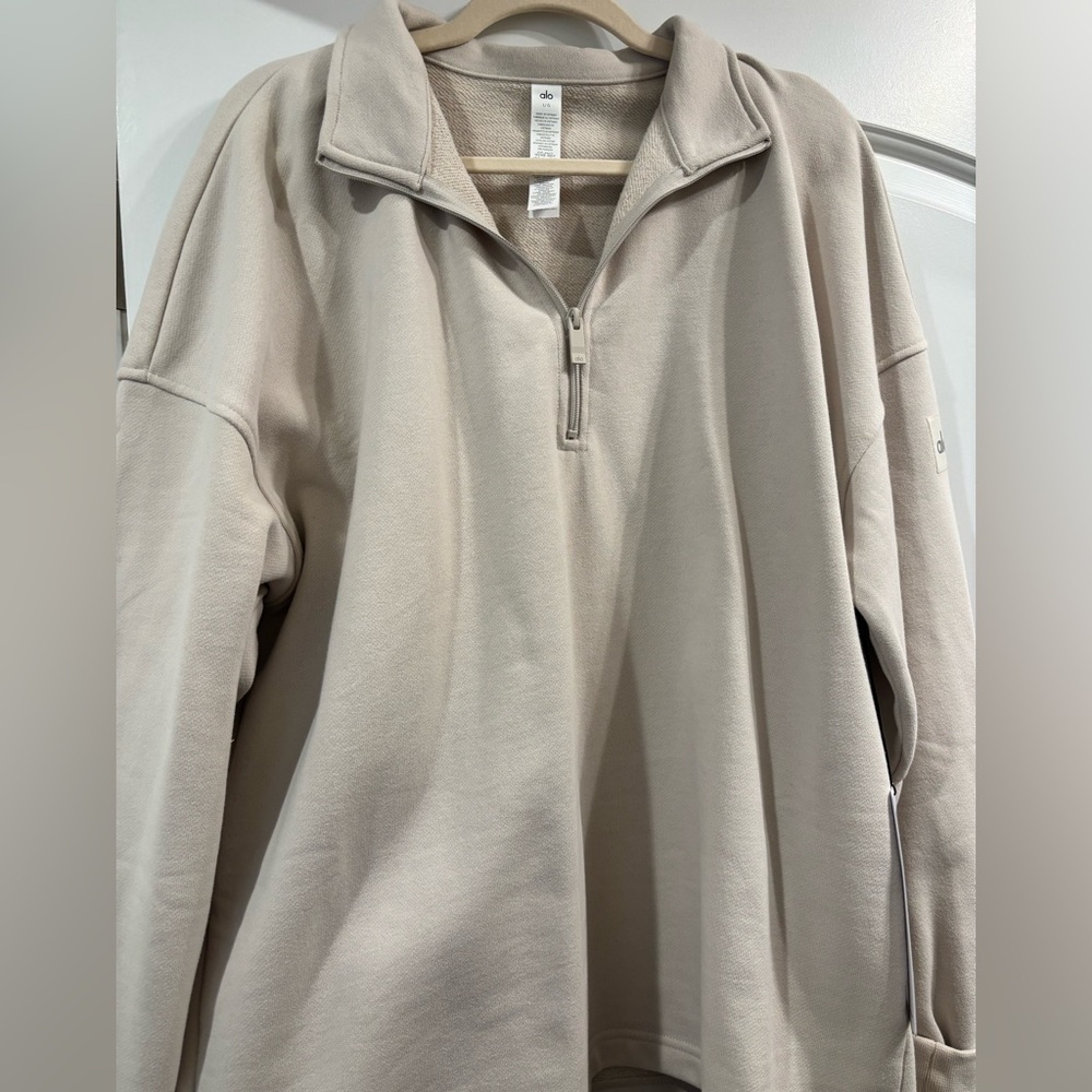 Alo Renown Heavyweight 1/4 Zip Sweatshirt